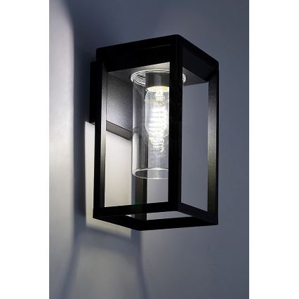 Rabalux - Wandlamp voor buiten 1xE27/15W/230V IP54 zwart