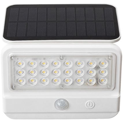 Rabalux - LED Solar wandlamp met sensor LED/7W/3,7V IP54 wit