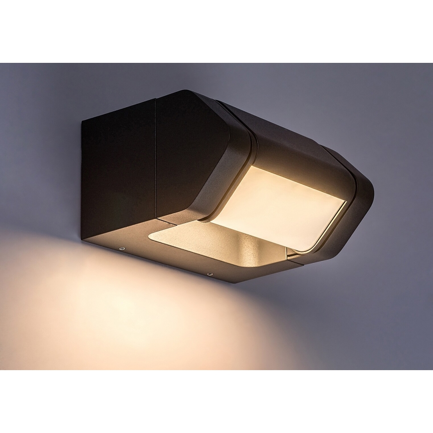 Rabalux - LED Wandlamp voor buiten LED/8W/230V IP54 antraciet