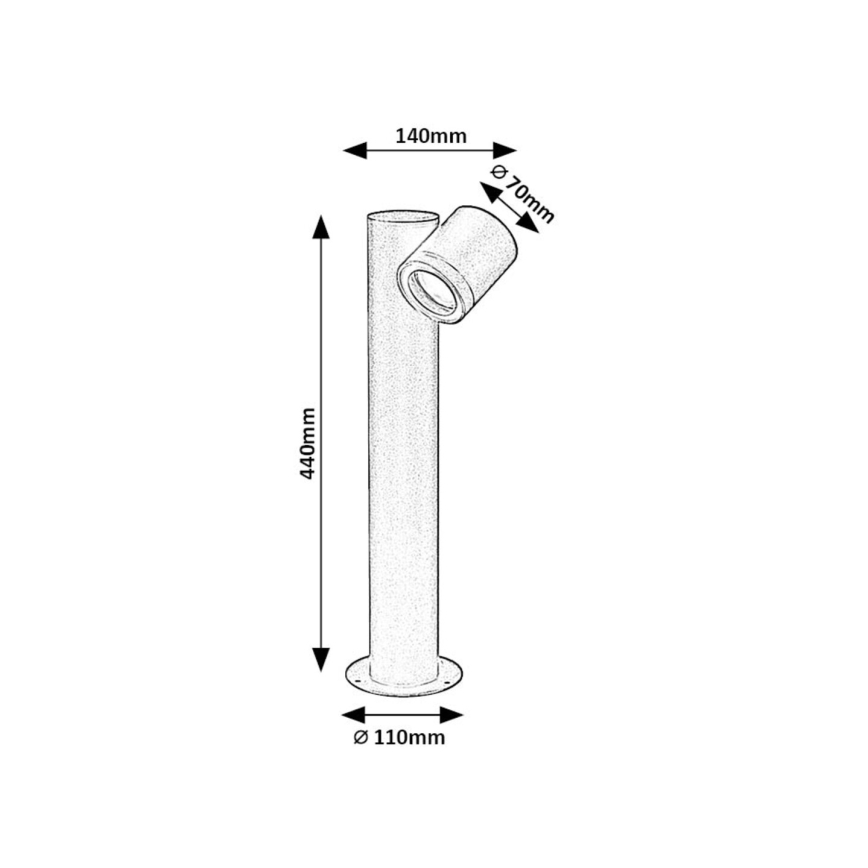 Rabalux - Buitenlamp 1xGU10/35W/230V IP44