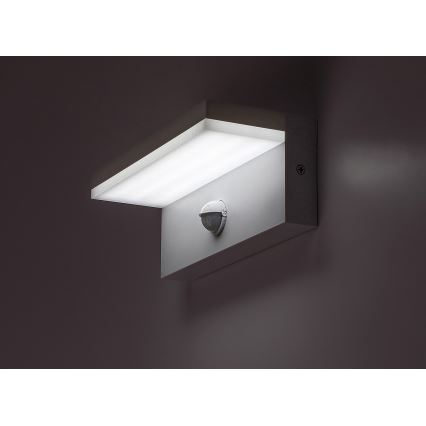 Rabalux - LED Wandlamp voor buiten met sensor LED/9W/230V 2700/4000/6500K IP54 wit