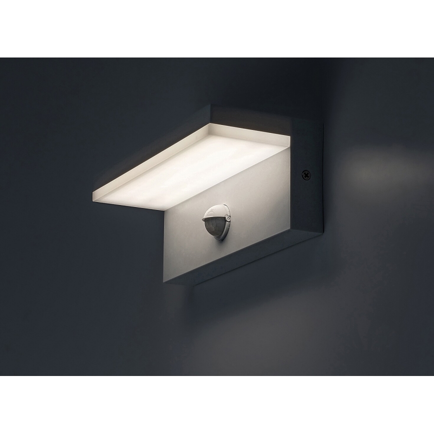 Rabalux - LED Wandlamp voor buiten met sensor LED/9W/230V 2700/4000/6500K IP54 wit