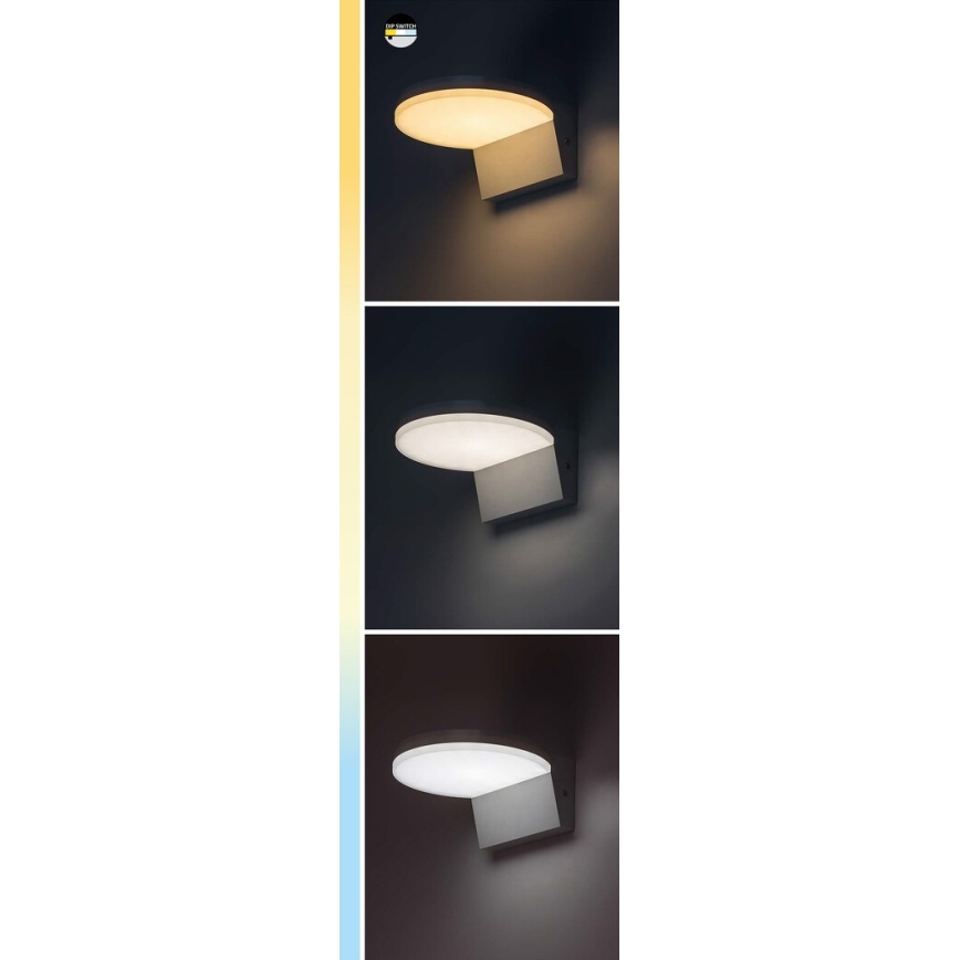 Rabalux - LED Wandlamp voor buiten LED/9W/230V 2700/4000/6500K IP54 zwart