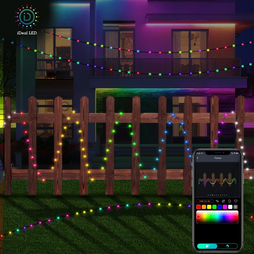 Rabalux - LED RGB Lichtstrip LED/3,2W/5V 10m IP44 Wi-Fi + afstandsbediening
