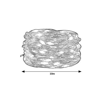 Rabalux - LED RGB Lichtstrip LED/3,2W/5V 10m IP44 Wi-Fi + afstandsbediening