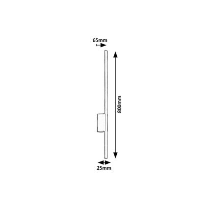 Rabalux - LED Wandlamp voor buiten LED/12W/230V IP44