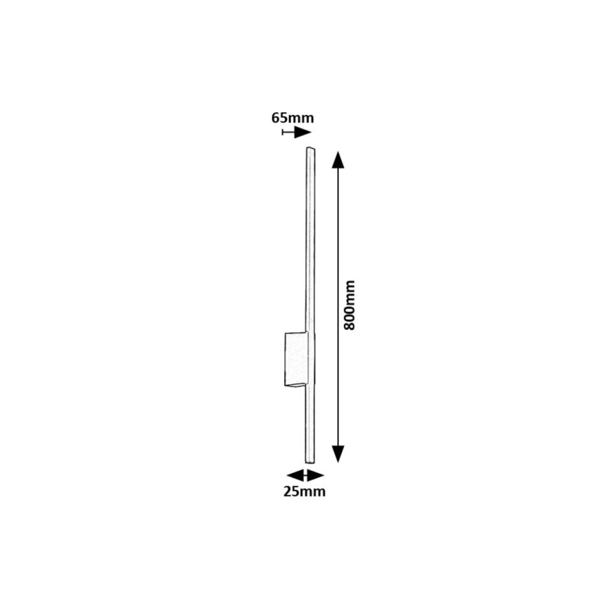 Rabalux - LED Wandlamp voor buiten LED/12W/230V IP44