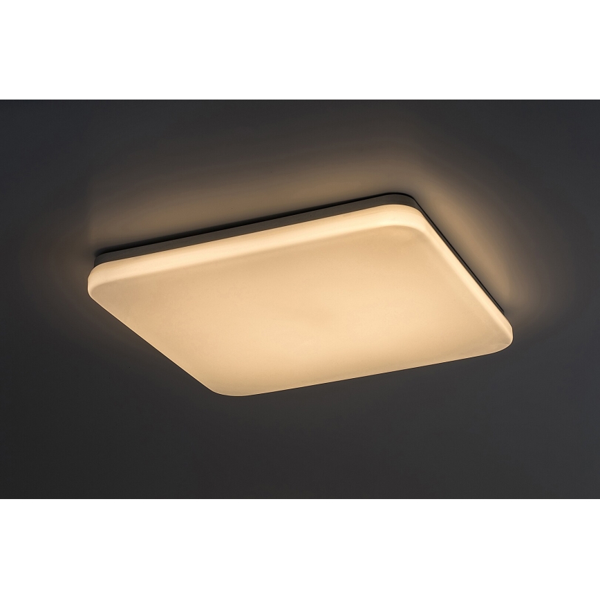 Rabalux - LED plafondlamp voor badkamer LED/36W/230V, instelbare kleurtemperatuur 3000/4000/6000K, IP44, 41x41 cm