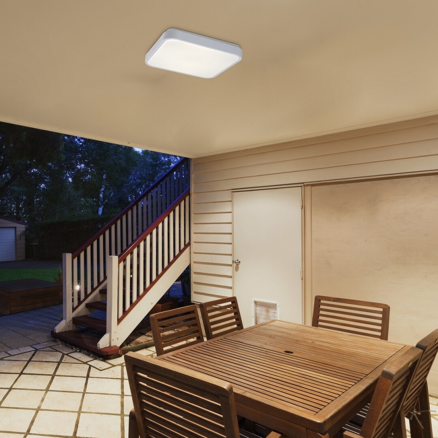 Rabalux - LED Badkamerplafondlamp met sensor LED/18W/230V 4000K IP44