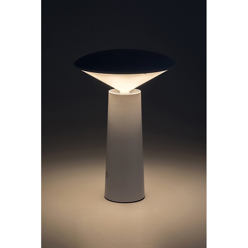 Rabalux - LED Dimbare oplaadbare touch tafellamp POLPERRO LED/3W/3,7V 1200mAh wit
