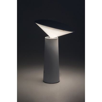 Rabalux - LED Dimbare oplaadbare touch tafellamp POLPERRO LED/3W/3,7V 1200mAh wit