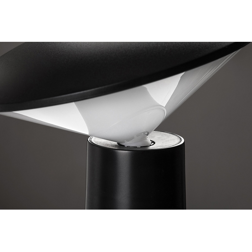 Rabalux - LED Dimbare oplaadbare touch tafellamp POLPERRO LED/3W/3,7V 1200mAh zwart