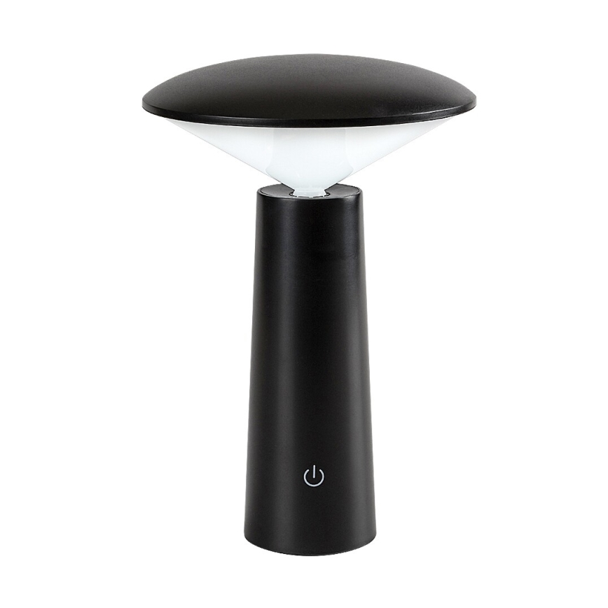 Rabalux - LED Dimbare oplaadbare touch tafellamp POLPERRO LED/3W/3,7V 1200mAh zwart