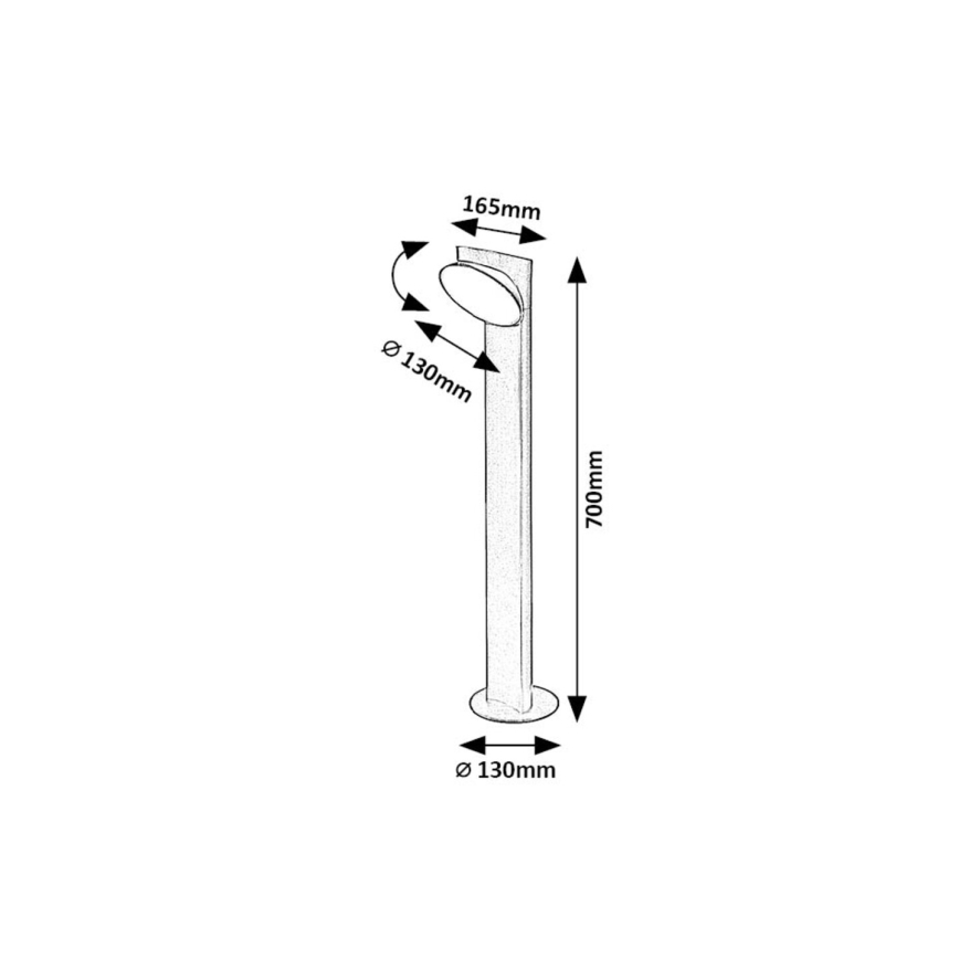 Rabalux - LED Buitenlamp LED/12W/230V IP54