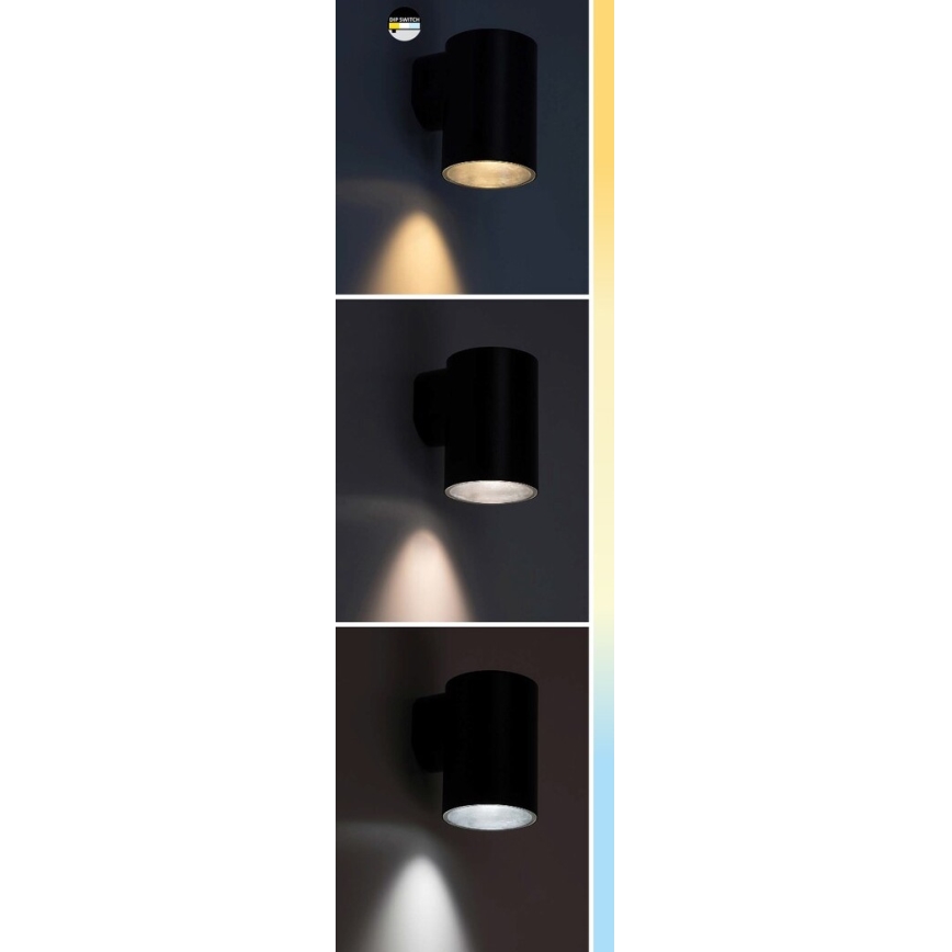 Rabalux - LED Wandlamp voor buiten LED/18W/230V 2700/4000/6500K IP65 zwart