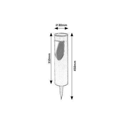 Rabalux - LED Zonne-energie lamp LED/0,1W/1,2V 600mAh IP44