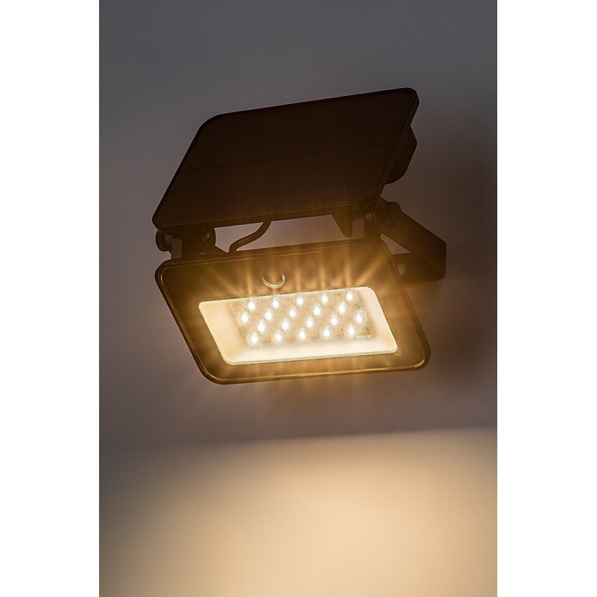 Rabalux - Solar LED Schijnwerper met Sensor LED/6W/3,7V 3000/4000/6500K IP65