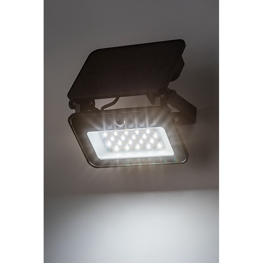 Rabalux - Solar LED Schijnwerper met Sensor LED/6W/3,7V 3000/4000/6500K IP65