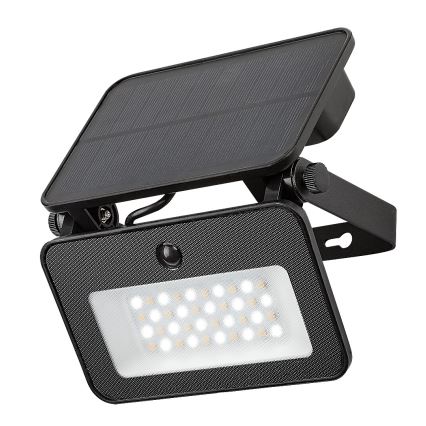 Rabalux - Solar LED Schijnwerper met Sensor LED/6W/3,7V 3000/4000/6500K IP65