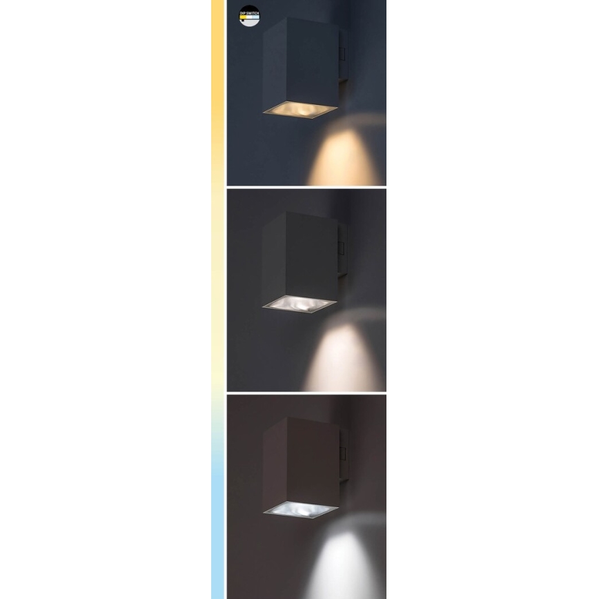 Rabalux - LED Wandlamp voor buiten LED/9W/230V 2700/4000/6500K IP65 wit