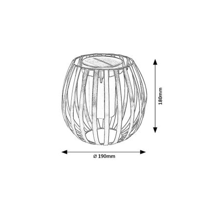 Rabalux - LED Solar lamp LED/1W/1,2V 300mAh IP44