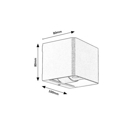 Rabalux - LED Wandlamp voor buiten LED/10W/230V IP54 zwart
