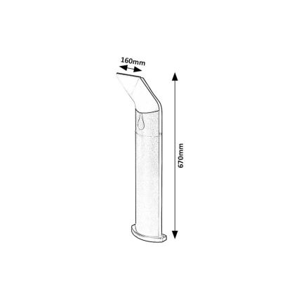 Rabalux - LED Buitenlamp LED/10W/230V IP54