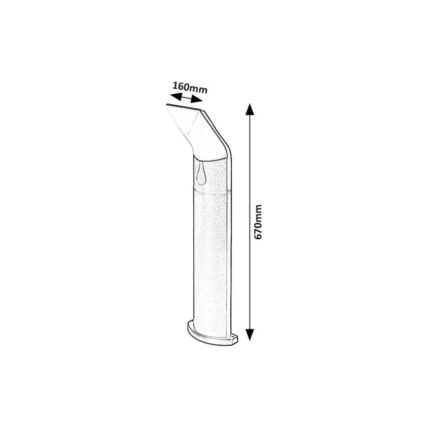 Rabalux - LED Buitenlamp LED/10W/230V IP54