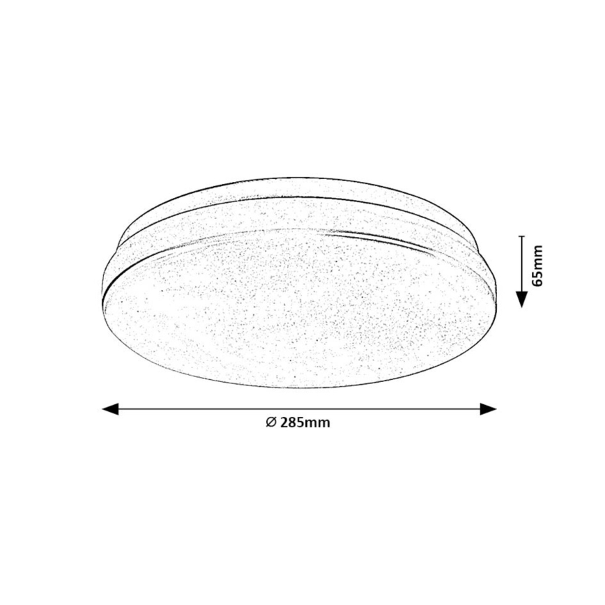 Rabalux - LED Badkamer plafondlamp LED/18W/230V 3000/4000/6000K IP44