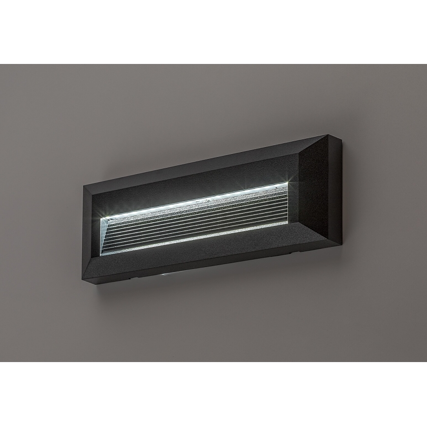 Rabalux - LED buitenwandlamp LED/6W/230V IP65 zwart