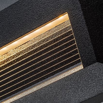 Rabalux - LED buitenwandlamp LED/6W/230V IP65 zwart