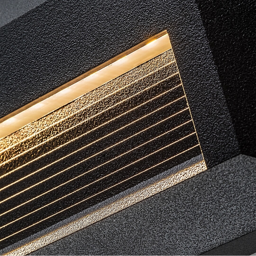 Rabalux - LED buitenwandlamp LED/6W/230V IP65 zwart