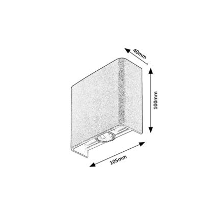 Rabalux - LED buitenwandlamp 2W/230V 2000/2700/4000K IP65