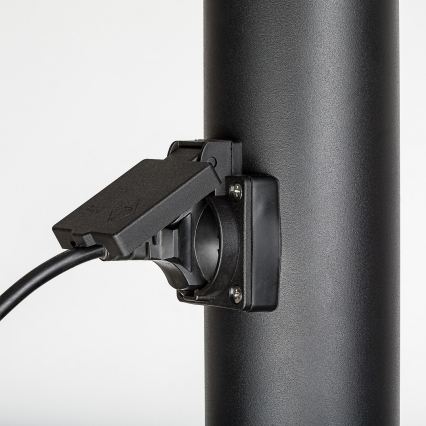Rabalux - Buitenlamp met geïntegreerd stopcontact 1xE27/25W/230V IP44
