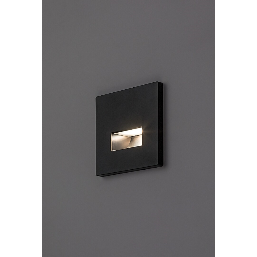 Rabalux - LED trapverlichting LED/1W/230V 3000/4500/6500K zwart