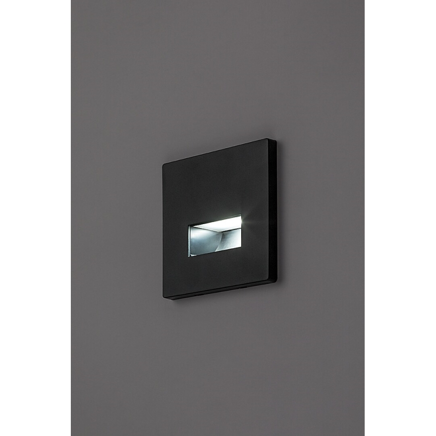 Rabalux - LED trapverlichting LED/1W/230V 3000/4500/6500K zwart