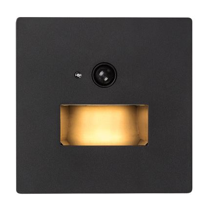 Rabalux - LED traplamp met bewegings- en schemersensor, LED/1W/230V, 3000/4500/6500K, zwart