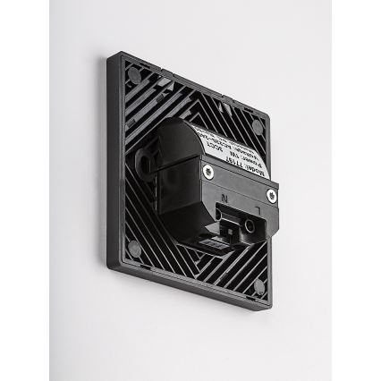 Rabalux - LED traplamp met bewegings- en schemersensor, LED/1W/230V, 3000/4500/6500K, zwart