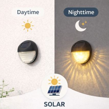 Rabalux - Set van 2 LED zonne-wandlampen LED/0,06W/1,2V 300 mAh IP44