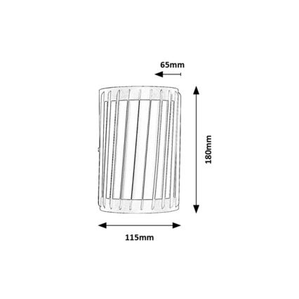 Rabalux - LED buitenwandlamp LED/6W/230V IP54
