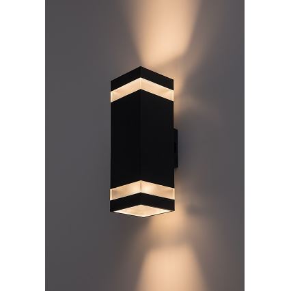 Rabalux - LED buitenwandlamp 16W/230V IP65 antraciet