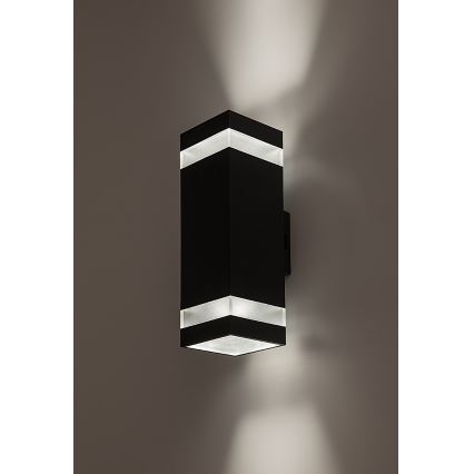 Rabalux - LED buitenwandlamp 16W/230V IP65 antraciet