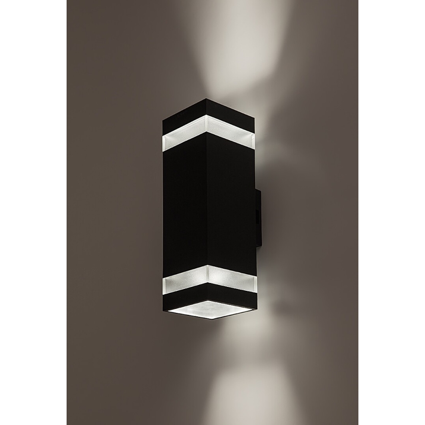 Rabalux - LED buitenwandlamp 16W/230V IP65 antraciet