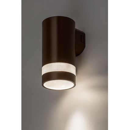 Rabalux - LED buitenwandlamp LED/9W/230V IP65 bruin