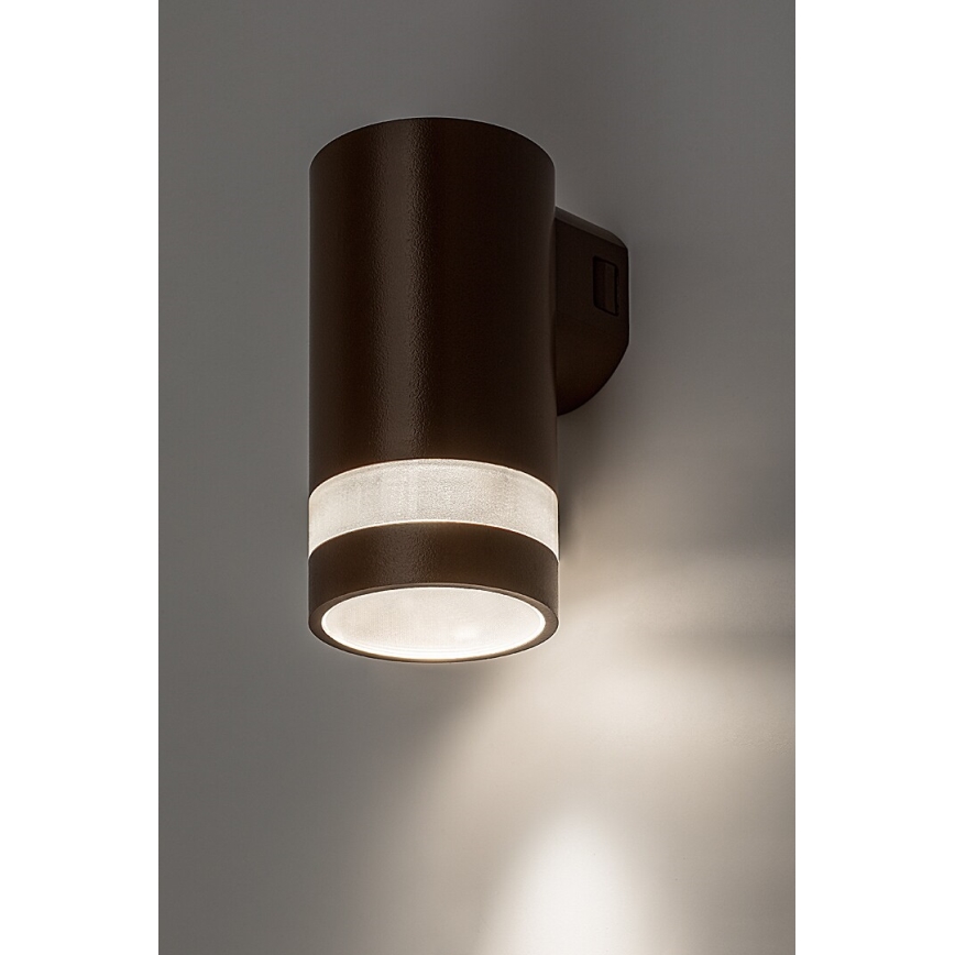 Rabalux - LED buitenwandlamp LED/9W/230V IP65 bruin