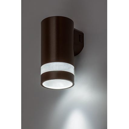 Rabalux - LED buitenwandlamp LED/9W/230V IP65 bruin