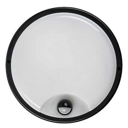 Rabalux - LED buitenwandlamp met sensor LED/18W/230V IP65 zwart