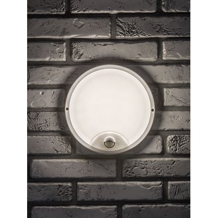 Rabalux - LED buitenwandlamp met sensor LED/18W/230V IP65 wit