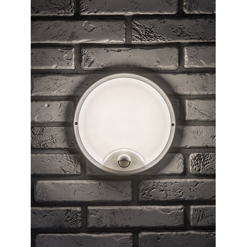 Rabalux - LED buitenwandlamp met sensor LED/18W/230V IP65 wit