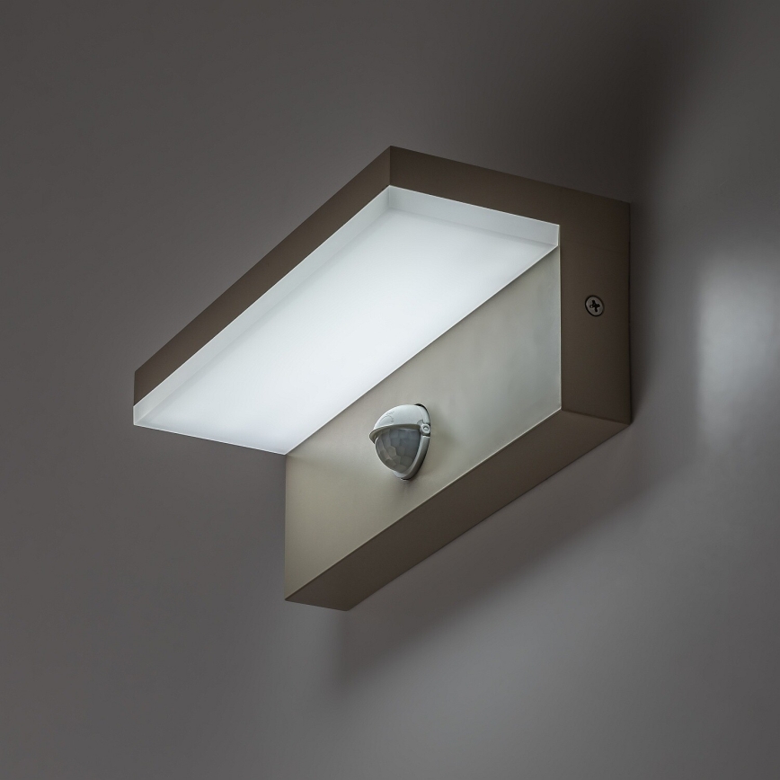 Rabalux - LED buitenwandlamp met sensor LED/9W/230V IP54 beige